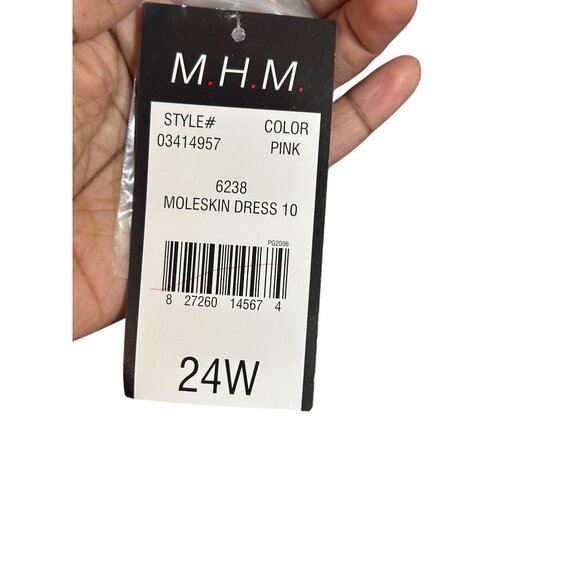 M.H.M. Womens HotPink Moleskin Button-Down Blazer 24W Work Career Office - Picture 7 of 10